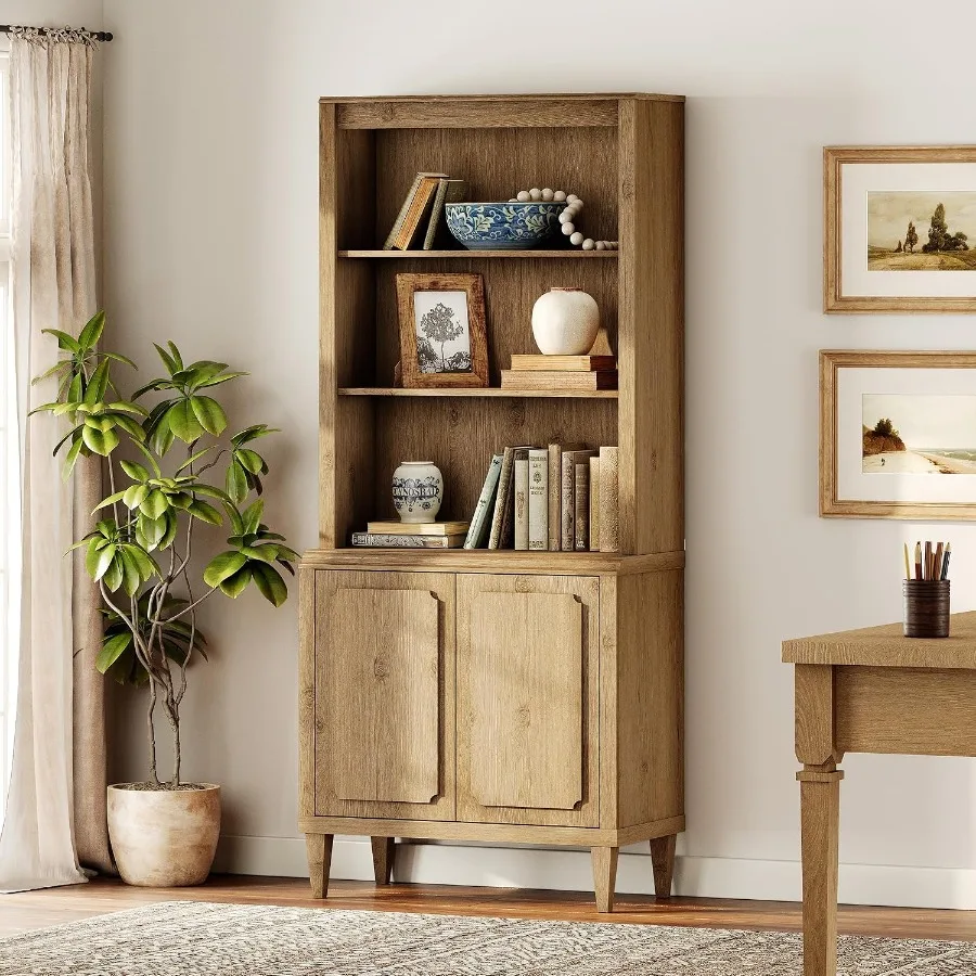 Bookshelf - Libreria alta 72,8 cm con ante,