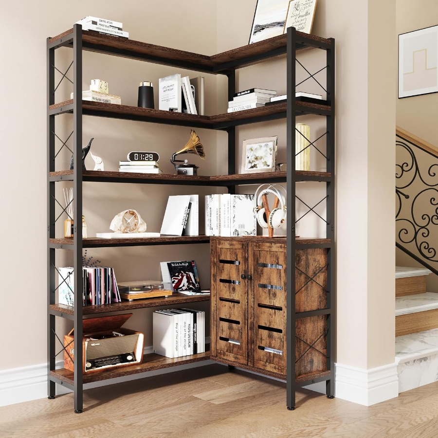 Libreria angolare a 6 ripiani  - Bookshelf recensione e prezzo